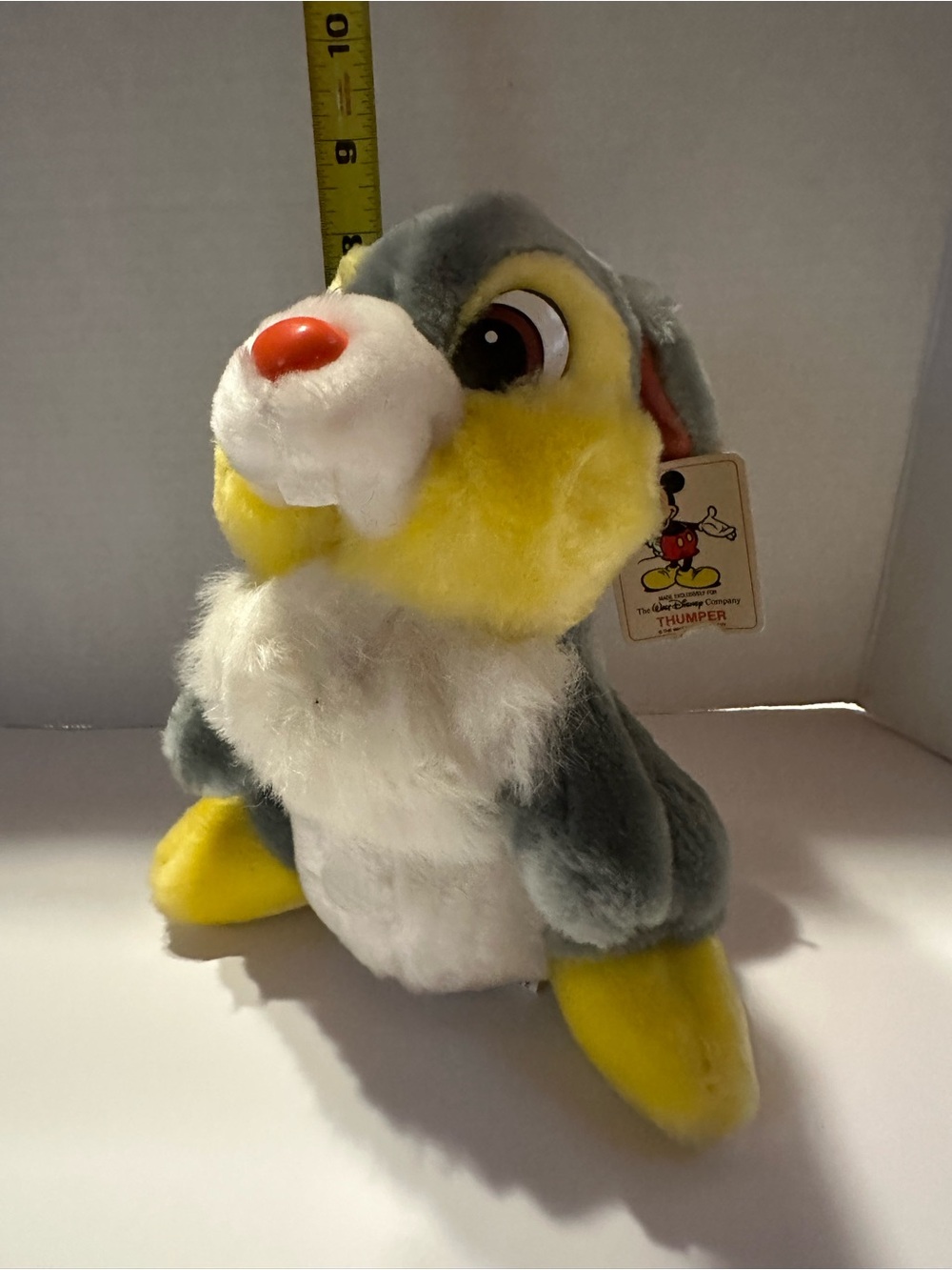 Disney Thumper Plush - Gray and Yellow Bunny